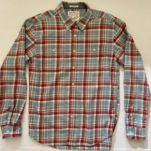 Lucky Brand Plaid Button-down Long Sleeve Shirt